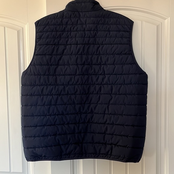 Chaps Men's Navy Sleeveless Front Pocket Puffer Vest Jacket Size XL - Picture 5 of 10